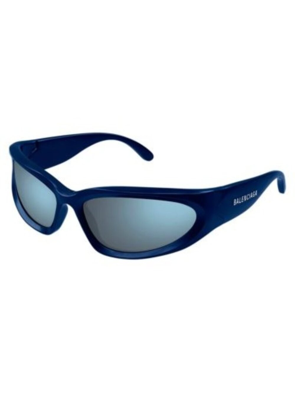 NEW BALENCIAGA SUNGLASSES BB0157S 009 BLUE UNISEX EYEWEAR BALENCIAGA